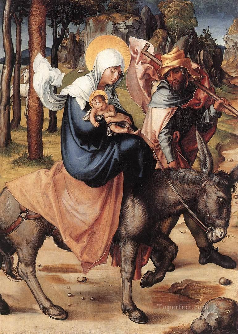 The Seven Sorrows of the Virgin The Flight into Egypt Albrecht Durer Oil Paintings